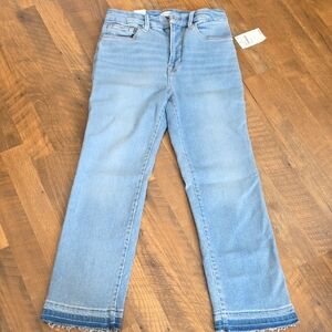 Good American Light Blue Straight Leg Jeans